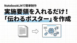 NotebookLMで行事要項を見える化｜インフォグラフィックで生徒が動くポスターを作る